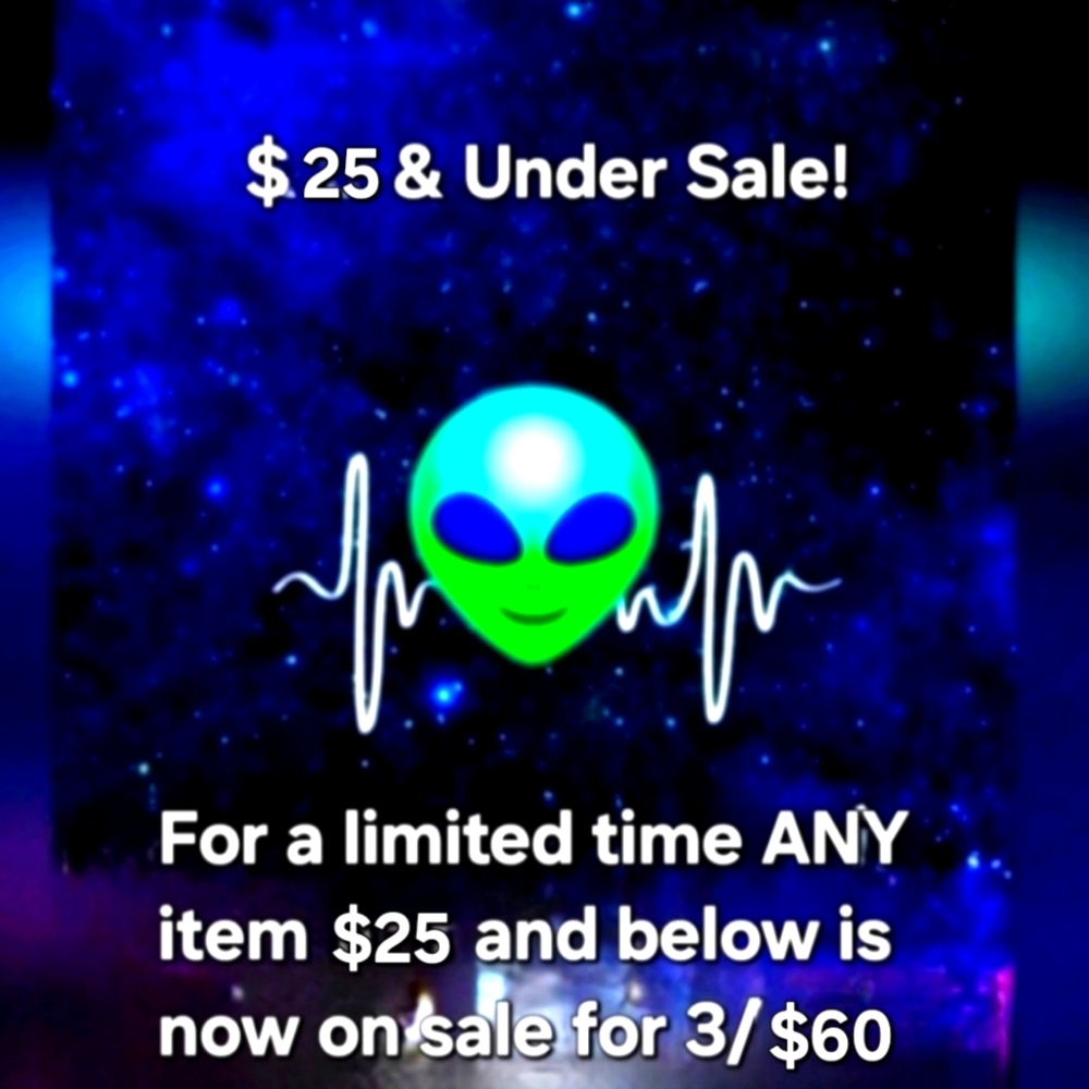 $25 And Under Sale! 3/$60